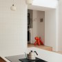 North London Victorian Villas | View looking from kitchen towards stair up to reading room | Interior Designers